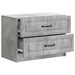 Dulap de noapte Gri Beton 62 x 34,5 x 44,5 cm Lemn prelucrat - WALTI WALTI
