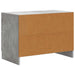 Dulap de noapte Gri Beton 62 x 34,5 x 44,5 cm Lemn prelucrat - WALTI WALTI