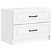 Dulap de noapte cu sertar Alb foarte lucios 62 x 34,5 x 44,5 cm - WALTI WALTI