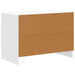 Dulap de noapte cu sertar Alb foarte lucios 62 x 34,5 x 44,5 cm - WALTI WALTI