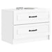 Dulap de noapte cu sertar Alb foarte lucios 62 x 34,5 x 44,5 cm - WALTI WALTI
