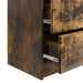 Dulap de noapte cu sertar Stejar fumuriu 62 x 34,5 x 44,5 cm - WALTI WALTI