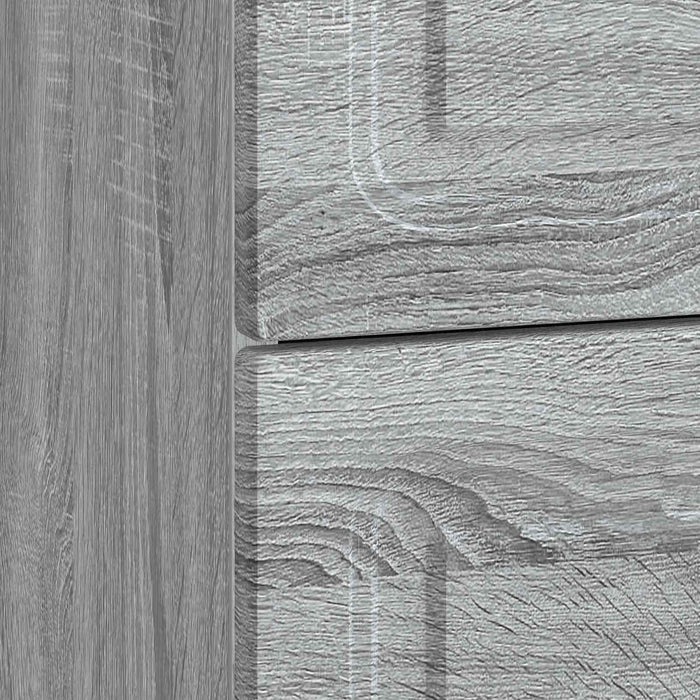 Dulap de noapte Sonoma gri 62 x 34,5 x 44,5 cm Lemn prelucrat - WALTI WALTI