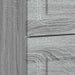 Dulap de noapte Sonoma gri 62 x 34,5 x 44,5 cm Lemn prelucrat - WALTI WALTI
