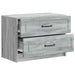 Dulap de noapte Sonoma gri 62 x 34,5 x 44,5 cm Lemn prelucrat - WALTI WALTI
