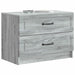 Dulap de noapte Sonoma gri 62 x 34,5 x 44,5 cm Lemn prelucrat - WALTI WALTI