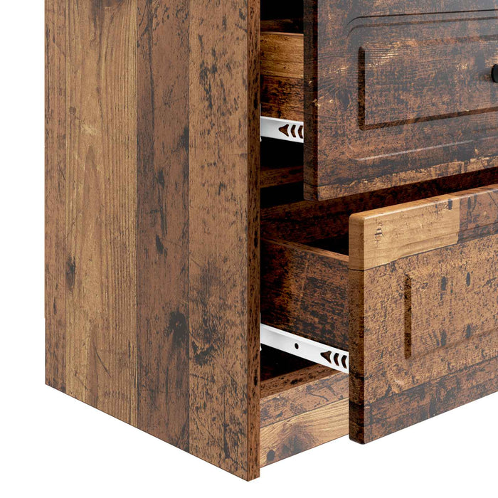Dulap de noapte Lemn vechi 62 x 34,5 x 44,5 cm Lemn prelucrat - WALTI WALTI