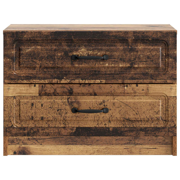 Dulap de noapte Lemn vechi 62 x 34,5 x 44,5 cm Lemn prelucrat - WALTI WALTI