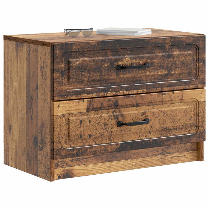 Dulap de noapte Lemn vechi 62 x 34,5 x 44,5 cm Lemn prelucrat - WALTI WALTI