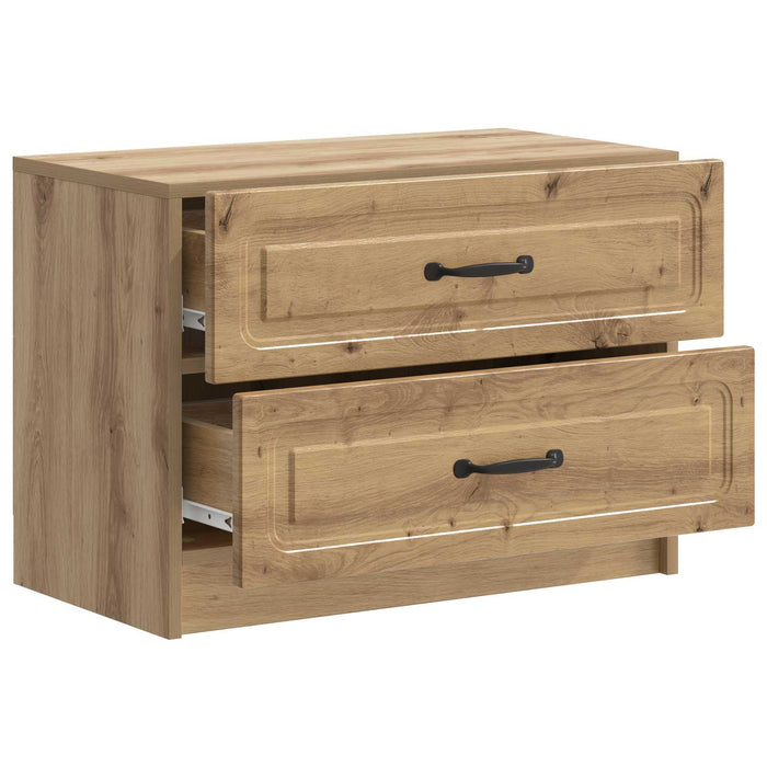 Dulap de noapte cu sertar Stejar Artizanal 62 x 34,5 x 44,5 cm - WALTI WALTI