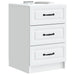 Dulap de noapte cu sertar Alb 43 x 41 x 63,5 cm Lemn prelucrat - WALTI WALTI