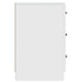 Dulap de noapte cu sertar Alb 43 x 41 x 63,5 cm Lemn prelucrat - WALTI WALTI