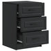 Dulap de noapte Negru 43 x 41 x 63,5 cm Lemn prelucrat - WALTI WALTI