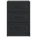 Dulap de noapte Negru 43 x 41 x 63,5 cm Lemn prelucrat - WALTI WALTI