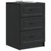 Dulap de noapte Negru 43 x 41 x 63,5 cm Lemn prelucrat - WALTI WALTI