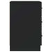 Dulap de noapte Negru 43 x 41 x 63,5 cm Lemn prelucrat - WALTI WALTI