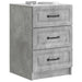 Dulap de noapte Gri Beton 43 x 41 x 63,5 cm Lemn prelucrat - WALTI WALTI