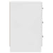 Dulap de noapte cu sertar Alb foarte lucios 43 x 41 x 63,5 cm - WALTI WALTI