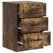 Dulap de noapte Stejar fumuriu 43 x 41 x 63,5 cm Lemn prelucrat - WALTI WALTI