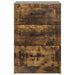Dulap de noapte Stejar fumuriu 43 x 41 x 63,5 cm Lemn prelucrat - WALTI WALTI