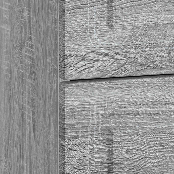 Dulap de noapte Sonoma gri 43 x 41 x 63,5 cm Lemn prelucrat - WALTI WALTI