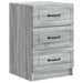 Dulap de noapte Sonoma gri 43 x 41 x 63,5 cm Lemn prelucrat - WALTI WALTI