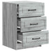 Dulap de noapte Sonoma gri 43 x 41 x 63,5 cm Lemn prelucrat - WALTI WALTI