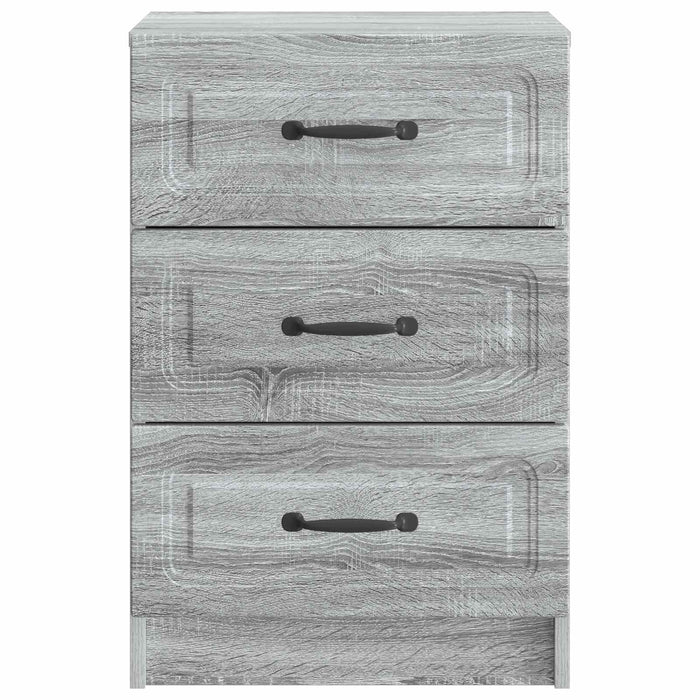 Dulap de noapte Sonoma gri 43 x 41 x 63,5 cm Lemn prelucrat - WALTI WALTI