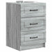 Dulap de noapte Sonoma gri 43 x 41 x 63,5 cm Lemn prelucrat - WALTI WALTI