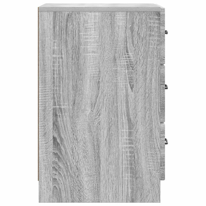 Dulap de noapte Sonoma gri 43 x 41 x 63,5 cm Lemn prelucrat - WALTI WALTI