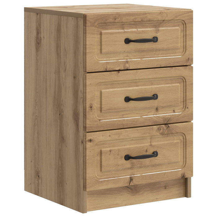 Dulap de noapte cu sertar Stejar Artizanal 43 x 41 x 63,5 cm - WALTI WALTI
