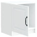 Dulap de noapte Alb 43 x 34,5 x 47 cm Lemn prelucrat - WALTI WALTI