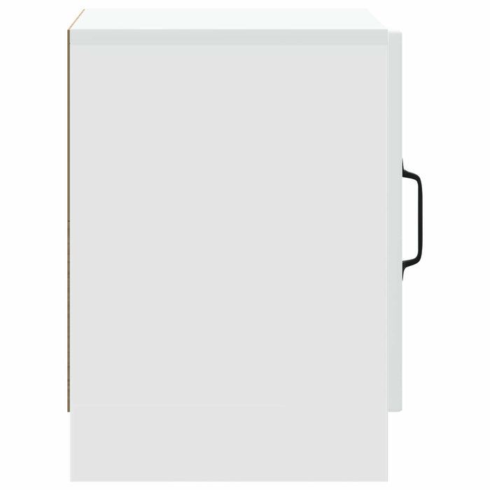 Dulap de noapte Alb 43 x 34,5 x 47 cm Lemn prelucrat - WALTI WALTI