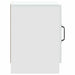 Dulap de noapte Alb 43 x 34,5 x 47 cm Lemn prelucrat - WALTI WALTI