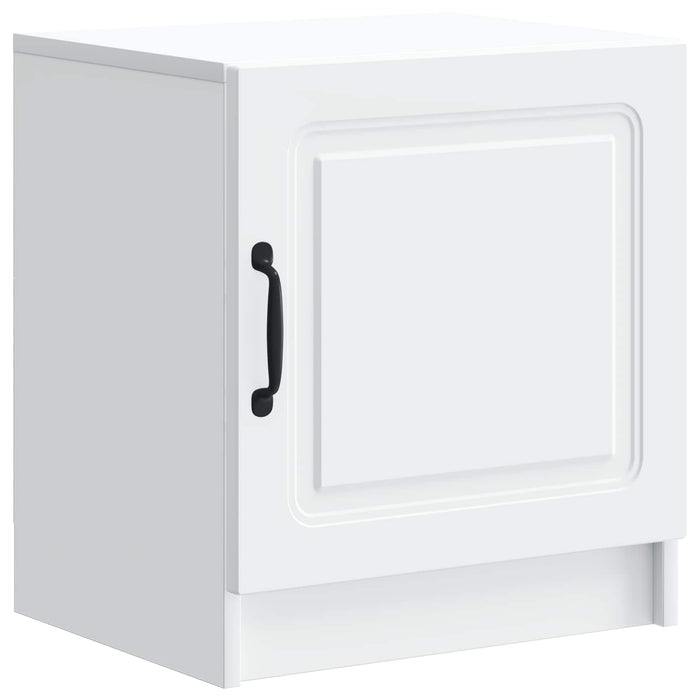 Dulap de noapte 2 pcs Alb 43 x 34,5 x 47 cm Lemn prelucrat - WALTI WALTI