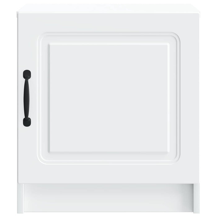 Dulap de noapte 2 pcs Alb 43 x 34,5 x 47 cm Lemn prelucrat - WALTI WALTI
