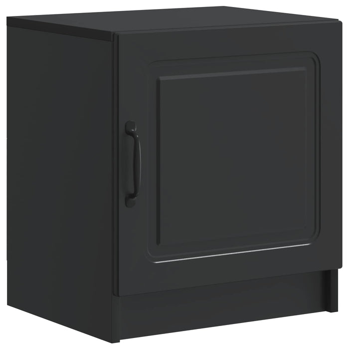 Dulap de noapte Negru 43 x 34,5 x 47 cm Lemn prelucrat - WALTI WALTI