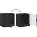 Dulap de noapte Negru 43 x 34,5 x 47 cm Lemn prelucrat - WALTI WALTI