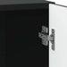 Dulap de noapte 2 pcs Negru 43 x 34,5 x 47 cm Lemn prelucrat - WALTI WALTI