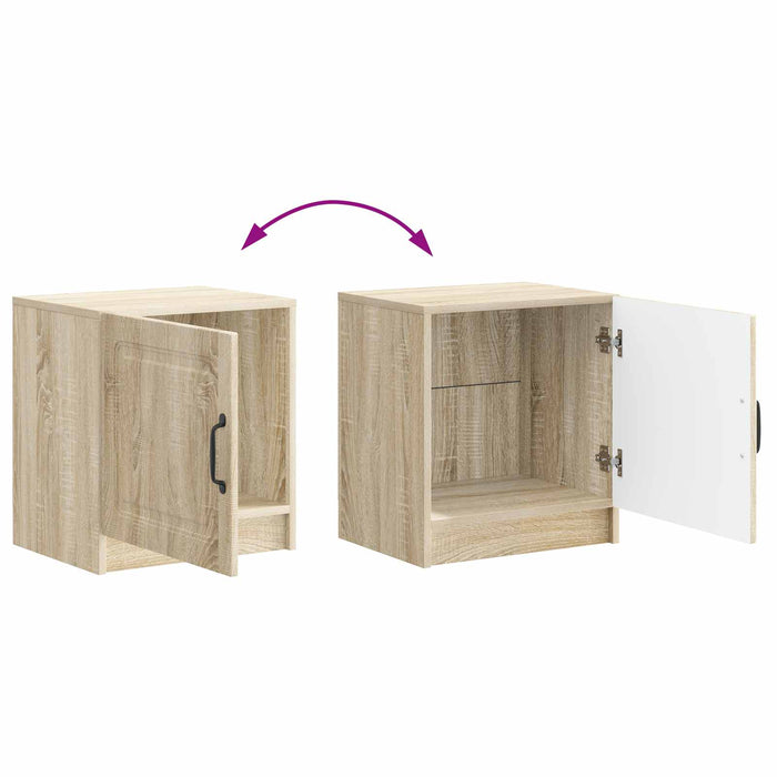 Dulap de noapte Stejar Sonoma 43 x 34,5 x 47 cm Lemn prelucrat - WALTI WALTI