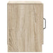 Dulap de noapte Stejar Sonoma 43 x 34,5 x 47 cm Lemn prelucrat - WALTI WALTI