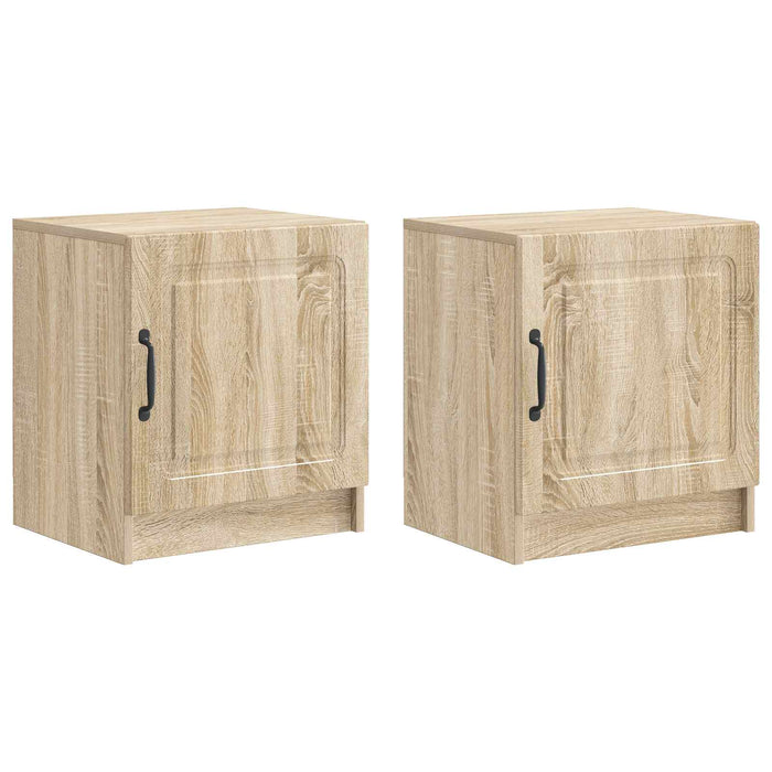 Dulap de noapte 2 pcs Stejar Sonoma 43 x 34,5 x 47 cm - WALTI WALTI