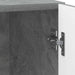 Dulap de noapte Gri Beton 43 x 34,5 x 47 cm Lemn prelucrat - WALTI WALTI