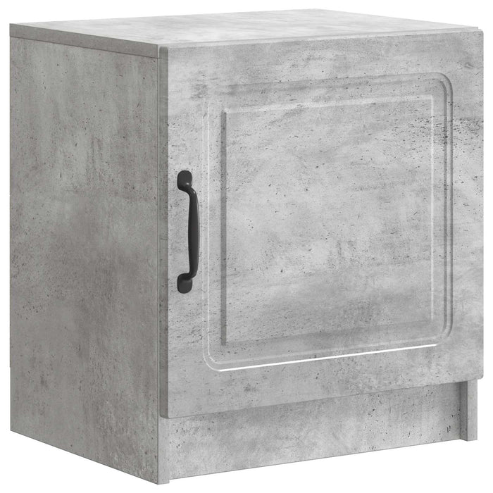 Dulap de noapte Gri Beton 43 x 34,5 x 47 cm Lemn prelucrat - WALTI WALTI