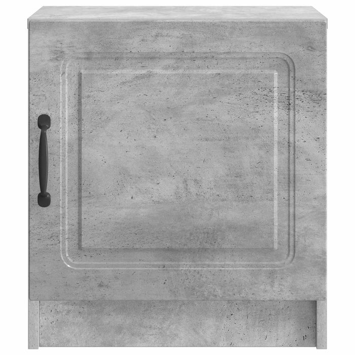 Dulap de noapte Gri Beton 43 x 34,5 x 47 cm Lemn prelucrat - WALTI WALTI