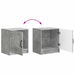 Dulap de noapte Gri Beton 43 x 34,5 x 47 cm Lemn prelucrat - WALTI WALTI