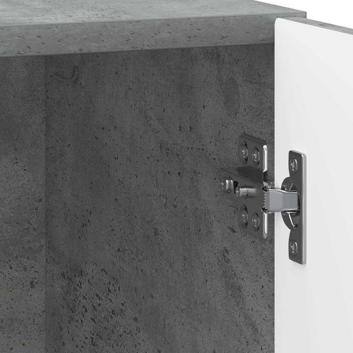 Dulap de noapte 2 pcs Gri Beton 43 x 34,5 x 47 cm - WALTI WALTI