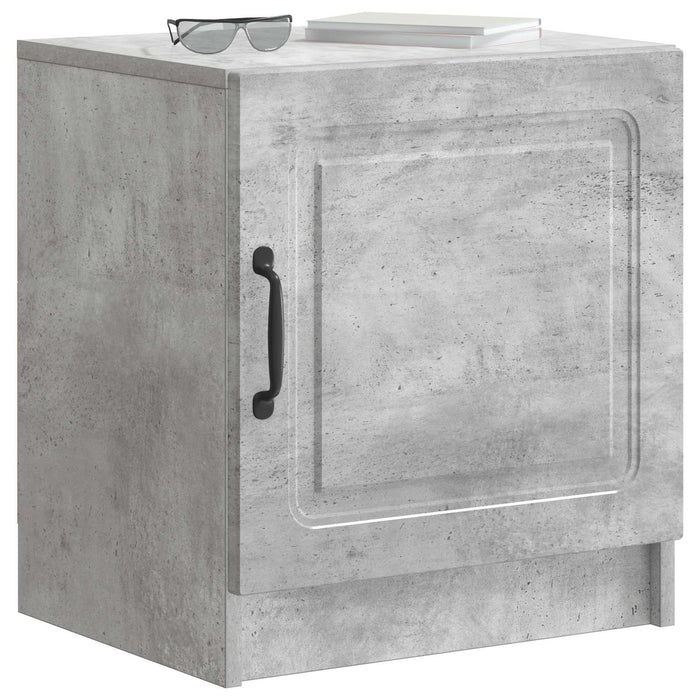 Dulap de noapte 2 pcs Gri Beton 43 x 34,5 x 47 cm - WALTI WALTI