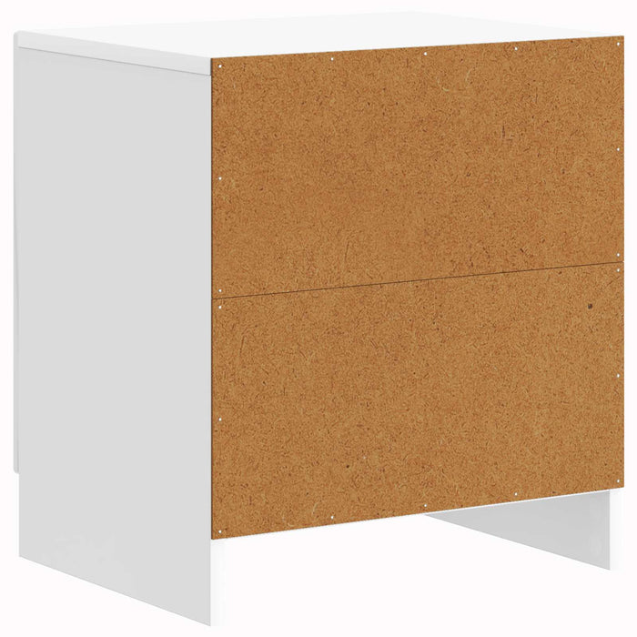 Dulap de noapte Alb foarte lucios 43 x 34,5 x 47 cm - WALTI WALTI