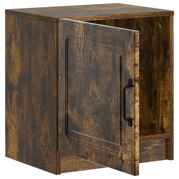 Dulap de noapte 2 pcs Stejar fumuriu 43 x 34,5 x 47 cm - WALTI WALTI